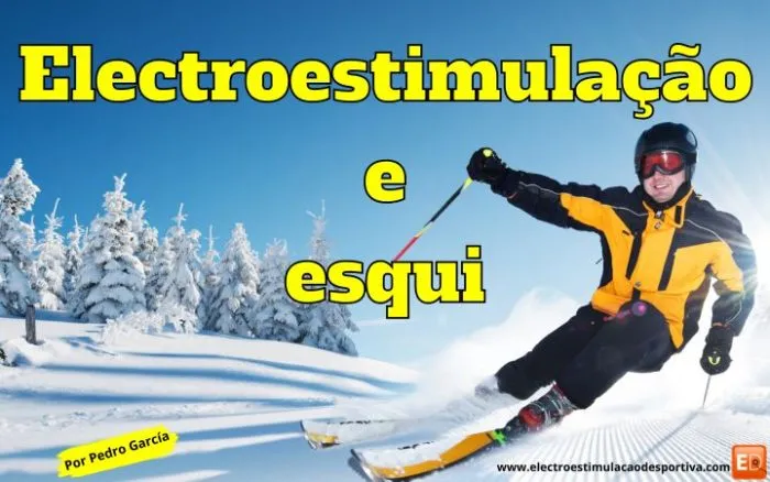 Electroestimulação para esquiar sem dores musculares